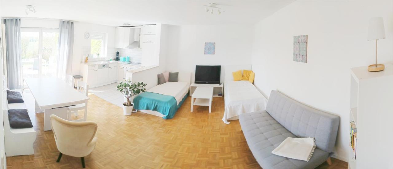 Sonniges 2-Zimmer-Gartenapartment Bietigheim-Bissingen Dış mekan fotoğraf